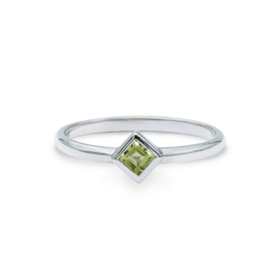 Stack Ring Set with Peridot