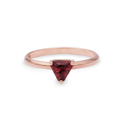 Garnet Stack Ring - Image 2