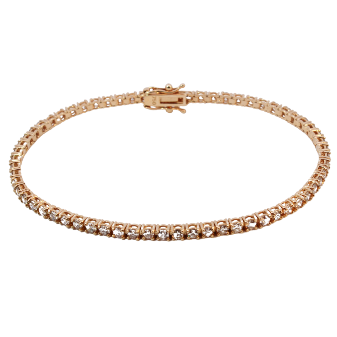 gold tennis bracelet