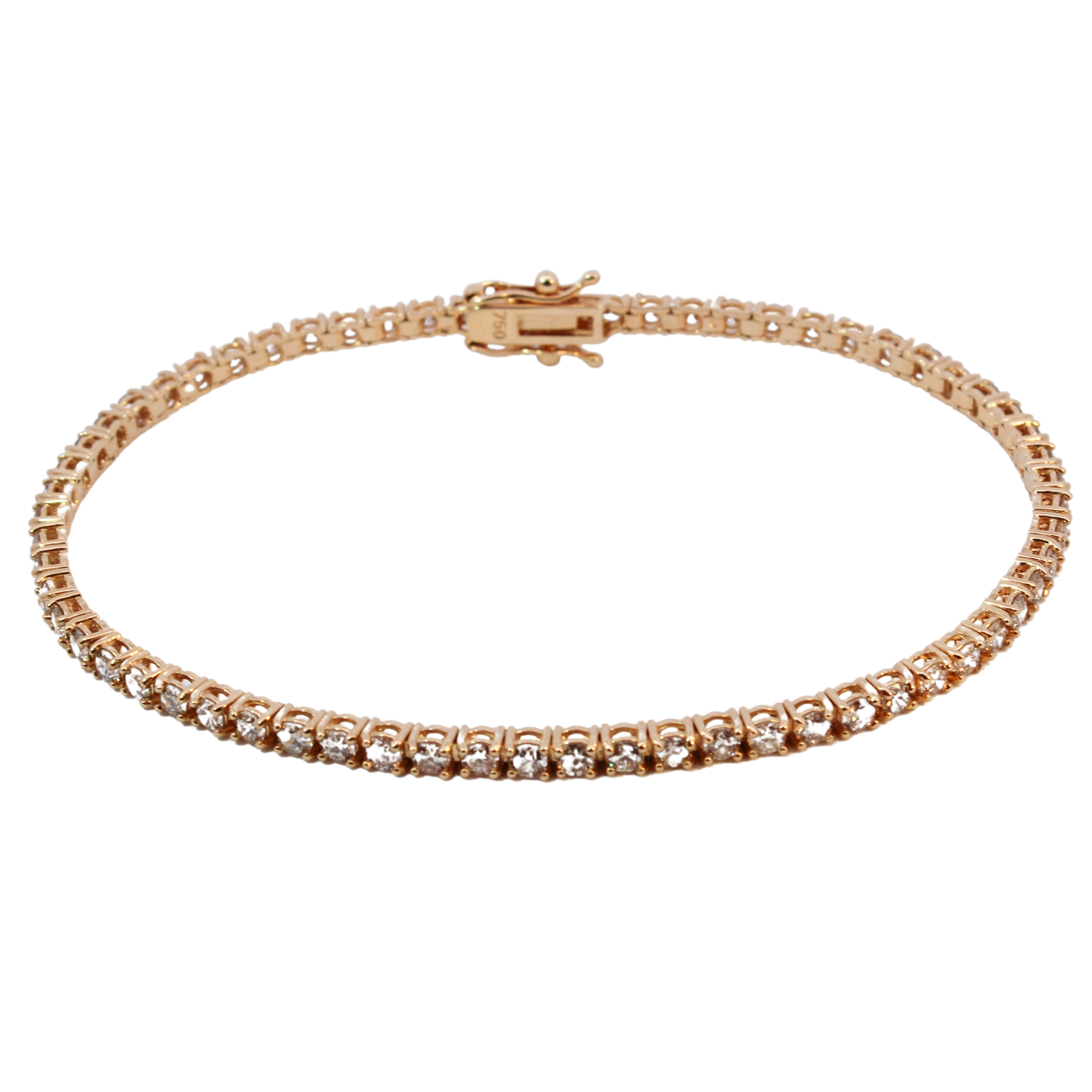 gold tennis bracelet