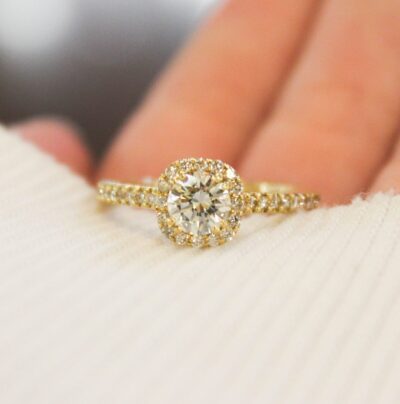 Radiant sparkling halo ring - Image 3